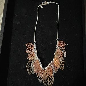 It’s raining leaves necklace